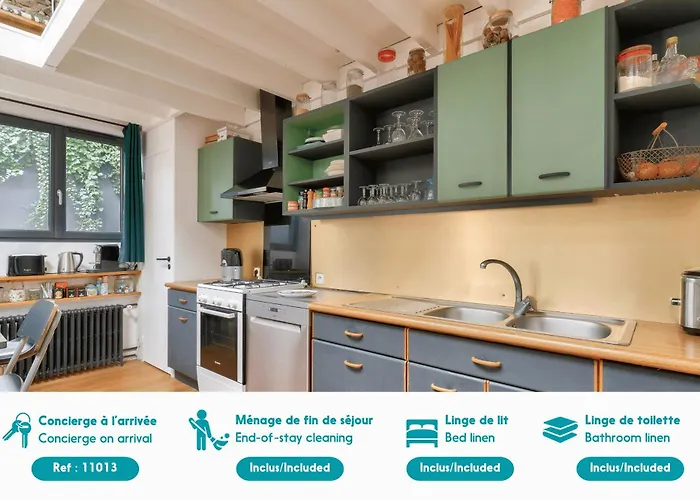 別荘 Charmante Maison Plain-pied Et Son Jardin Fleuri ナント